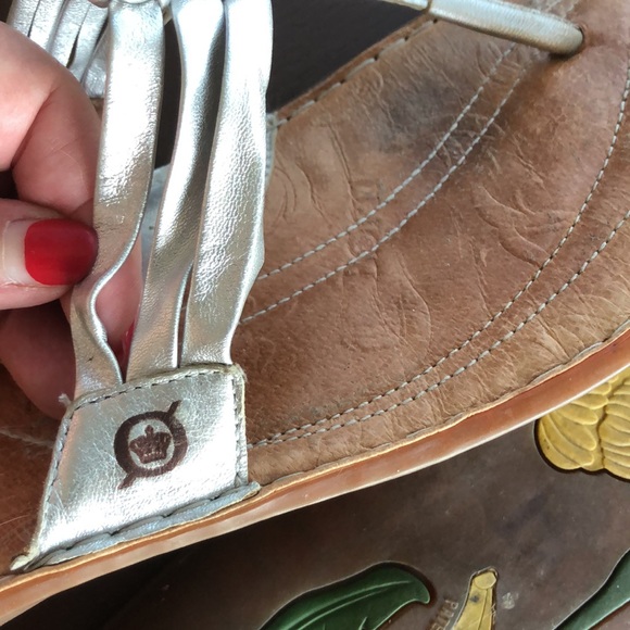 Silver Sandals sz 12 - Picture 4 of 8